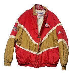 Vtg SF 49ers NFL Authentic Pro Line By APEX ONE Snap/Full Zip Men’s Jacket XL